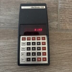 CheckMate 1720A Litronix Inc Financial Calculator w/ Red LED
